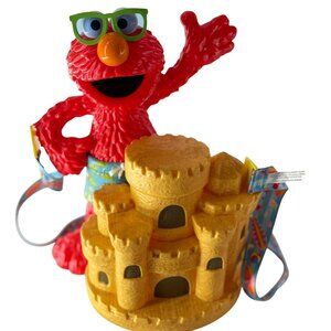 Sesame Street Elmo Sandcastle Kids Crossbody Bag Popcorn Bucket